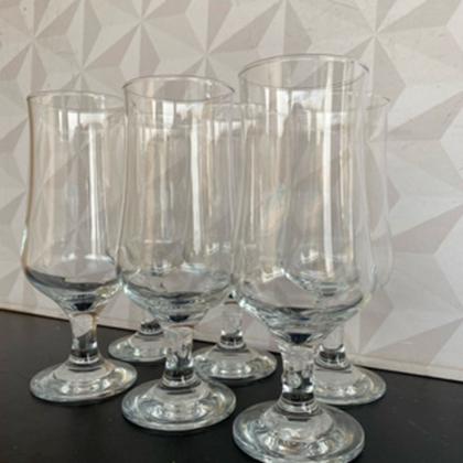 Imagem de Jogo de taça de vidro para cerveja com 6 peças 385ml transparente