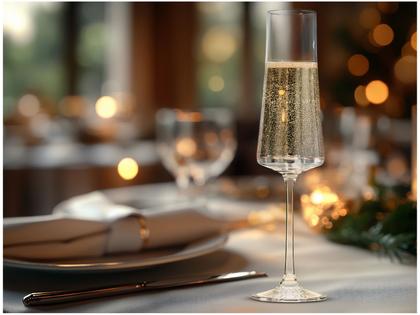 Imagem de Jogo de Taças de Cristal Transparente 210ml 6 Peças Haus Concept Pleasure