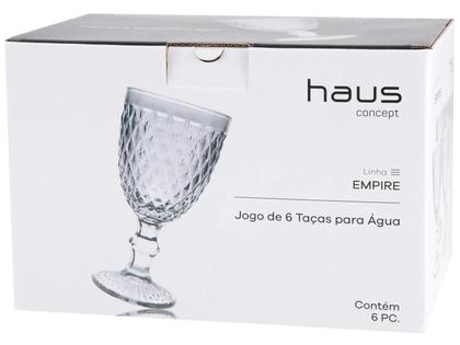 Imagem de Jogo de Taças de Vidro 330ml 6 Peças Haus
