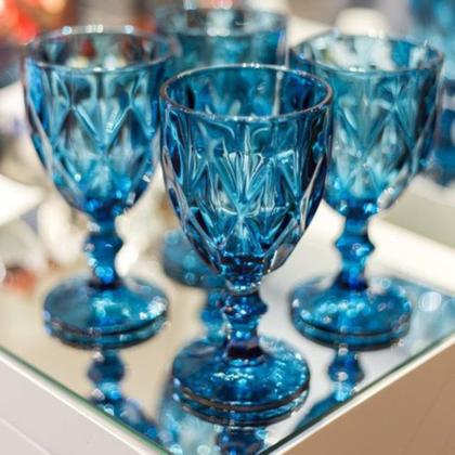 Imagem de Jogo De Taças De Vidro Color Com 6 Peças 330ml