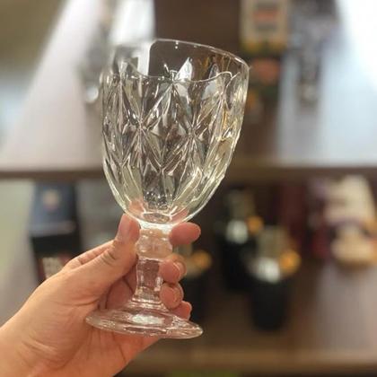Imagem de Jogo de Taças Diamante com Jarra 5 Peças Diamond Suco Água 340ml 1,8L Em Casa Tem