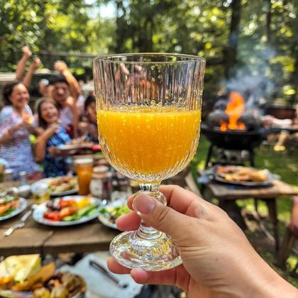 Imagem de Jogo De Taças Graffiato 370 Ml Com 6 Unidades De Vidro Transparente