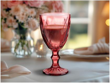 Jogo de Taças para Bebidas de Vidro 330ml - 6 Peças Haus Diamond Empire Imagem de Jogo de Taças para Bebidas de Vidro 330ml