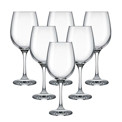 Imagem de Jogo de Taças para Vinho Nadir Barone 490ml 6 Peças