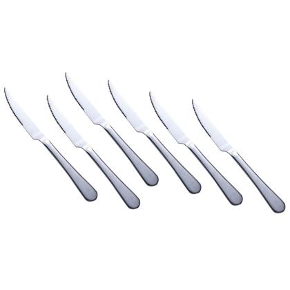 Imagem de Jogo de Talheres 24 Peças para Cozinha Aço Inox 8 Garfos 8 Facas 8 Colheres Conjunto de Talheres