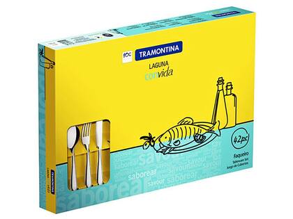 Imagem de Jogo de Talheres 42 Peças Tramontina Laguna 66906774 Inox