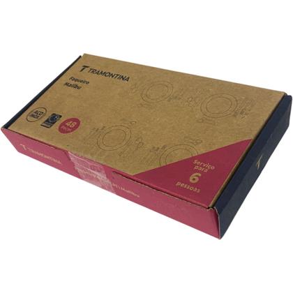 Imagem de Jogo de Talheres 48 Peças Tramontina Aço Inox Malibu