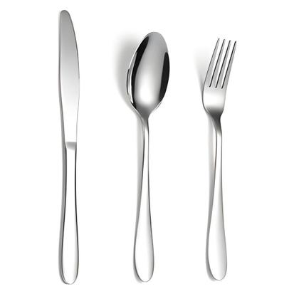 Imagem de Jogo de Talheres 54 Peças para Cozinha Aço Inoxidável Conjunto de Talheres Prime