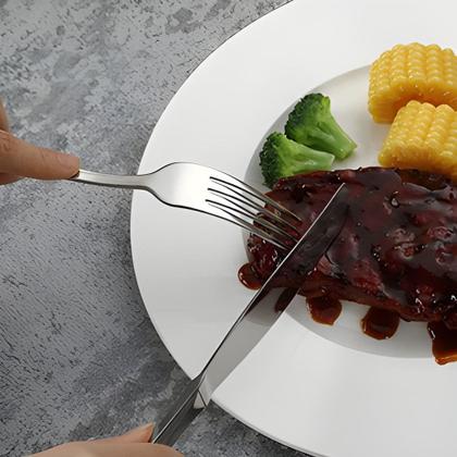 Imagem de Jogo de Talheres 54 Peças para Cozinha Aço Inoxidável Conjunto de Talheres Prime