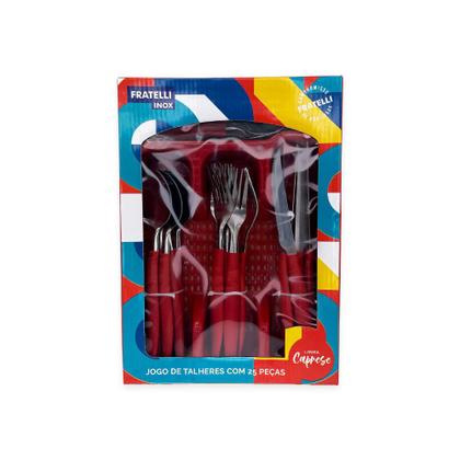 Imagem de Jogo de Talheres Faqueiro Aço Inox Com Gaveteiro