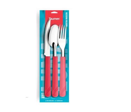 Imagem de Jogo de Talheres Luna com 3 peças Cereja Taumer