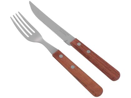Imagem de Jogo De Talheres Tramontina Churrasco Aço Inox 12 Peças