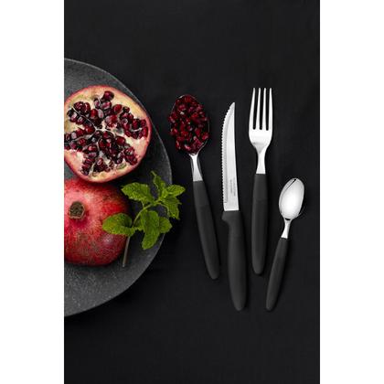 Imagem de Jogo de Talheres Tramontina Ipanema Faqueiro 24 Pçs com Pote  Aço Inox e Cabos de Polipropileno