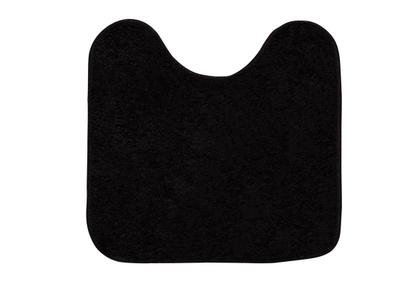 Imagem de Jogo De Tapetes Para Banheiro Felpudo Antiderrapante Macio 3 Peças Classic Preto Oasis