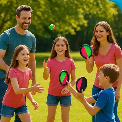 Imagem de Jogo de tiras autocolantes Infantil Com Discos Bateu Colou Presente de Natal