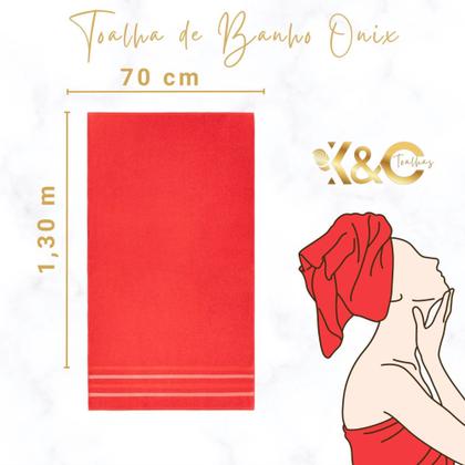 Imagem de Jogo De Toalha 3 Peças (1 BANHO + 1 ROSTO + 1 PISO) 100% ALGODÃO