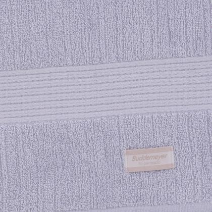 Imagem de Jogo De Toalha Banhão Buddemeyer 5 Peças Fio Canelado Penteado Cinza