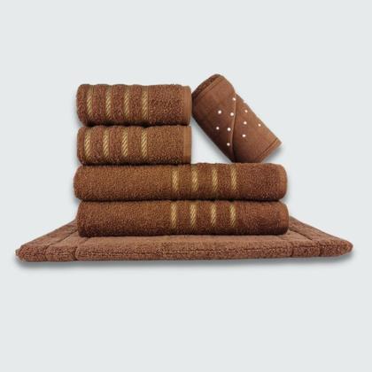 Imagem de Jogo de Toalhas 24 pçs Coleção Montreal 100% Algodão MR+BG