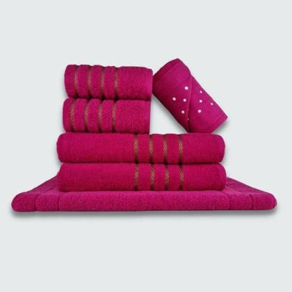 Imagem de Jogo De Toalhas 24 Ps Coleo Montreal 100% Algodo Br+rs