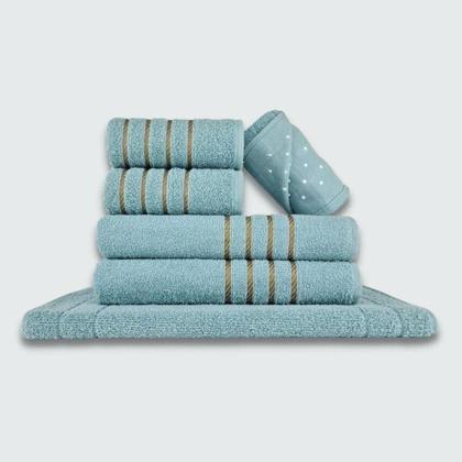 Imagem de Jogo De Toalhas 24 Ps Coleo Montreal 100% Algodo Rs+vd