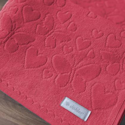 Imagem de Jogo de Toalhas 3 Peças Banho e Rosto Döhler 100% Algodão Aveludada Romance