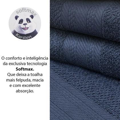 Imagem de Jogo De Toalhas 4 Peças - Banho e Rosto 100% Algodão Empire Karsten - Emcompre