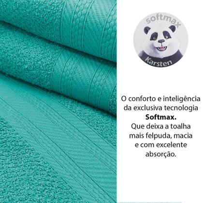 Imagem de Jogo De Toalhas 4 Peças - Banho e Rosto 100% Algodão Empire Karsten - Emcompre
