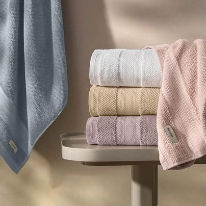 Imagem de Jogo De Toalhas 4 Peças - Banho e Rosto 100% Algodão Empire Karsten - Emcompre