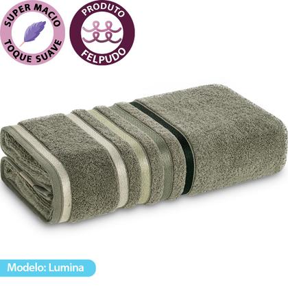 Imagem de Jogo De Toalhas 4 Peças - Banho + Rosto Algodão Fio Penteado Lumina Karsten - Emcompre