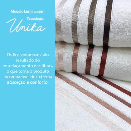 Imagem de Jogo de toalhas Banhão Gigante Karsten Lumina 4 Peças - Fio Penteado - Emcompre