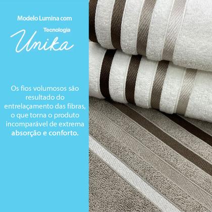 Imagem de Jogo de toalhas Banhão Gigante Karsten Lumina 4 Peças - Fio Penteado - Emcompre