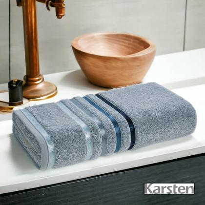 Imagem de Jogo de toalhas Banhão Gigante Karsten Lumina 4 Peças Fio Penteado