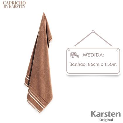 Imagem de Jogo de toalhas Banhão Gigante Karsten Lumina 4 Peças Fio Penteado