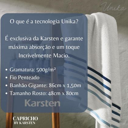 Imagem de Jogo de toalhas Banhão Gigante Karsten Lumina 4 Peças Fio Penteado