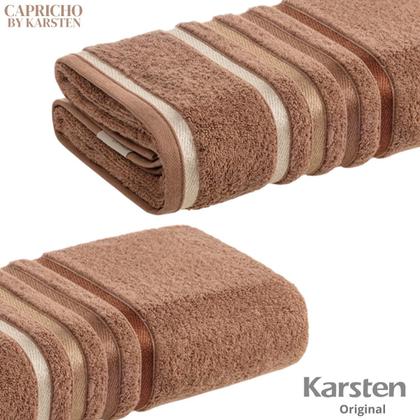 Imagem de Jogo de toalhas Banhão Gigante Karsten Lumina 4 Peças Fio Penteado