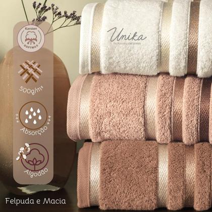 Imagem de Jogo de toalhas Banhão Gigante Karsten Lumina 4 Peças Fio Penteado