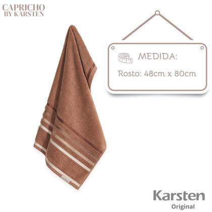 Imagem de Jogo de toalhas Banhão Gigante Karsten Lumina 4 Peças Fio Penteado