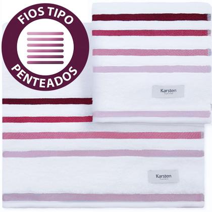 Imagem de Jogo de toalhas Banhão Gigante Karsten Lumina 5 Peças - Fio Penteado - Emcompre