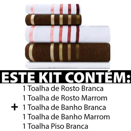 Imagem de Jogo de toalhas Banhão Gigante Karsten Lumina 5 Peças - Fio Penteado - Emcompre
