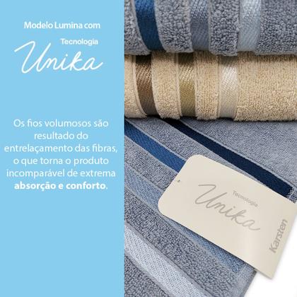 Imagem de Jogo de toalhas Banhão Gigante Karsten Lumina 5 Peças - Fio Penteado - Emcompre