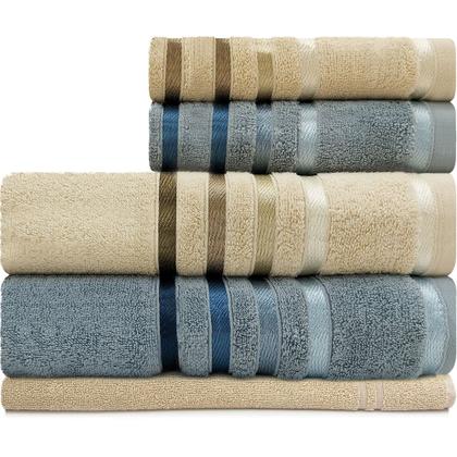 Imagem de Jogo de toalhas Banhão Gigante Karsten Lumina 5 Peças - Fio Penteado - Emcompre