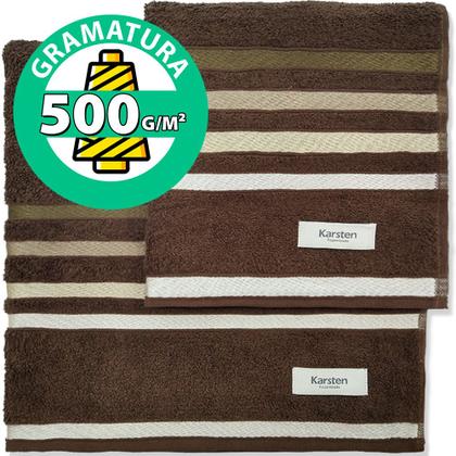 Imagem de Jogo de toalhas Banhão Gigante Karsten Lumina 5 Peças - Fio Penteado - Emcompre