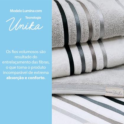 Imagem de Jogo de toalhas Banhão Gigante Karsten Lumina 5 Peças - Fio Penteado - Emcompre