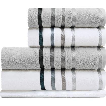 Imagem de Jogo de toalhas Banhão Gigante Karsten Lumina 5 Peças - Fio Penteado - Emcompre