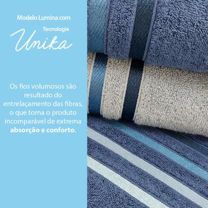 Imagem de Jogo de toalhas Banhão Gigante Karsten Lumina 5 Peças - Fio Penteado - Emcompre