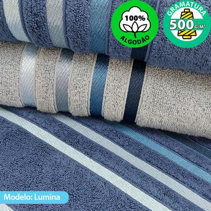 Imagem de Jogo de toalhas Banhão Gigante Karsten Lumina 5 Peças - Fio Penteado - Emcompre