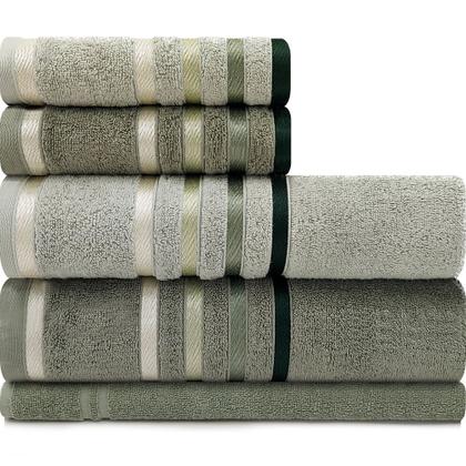 Imagem de Jogo de toalhas Banhão Gigante Karsten Lumina 5 Peças - Fio Penteado - Emcompre