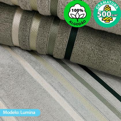 Imagem de Jogo de toalhas Banhão Gigante Karsten Lumina 5 Peças - Fio Penteado - Emcompre