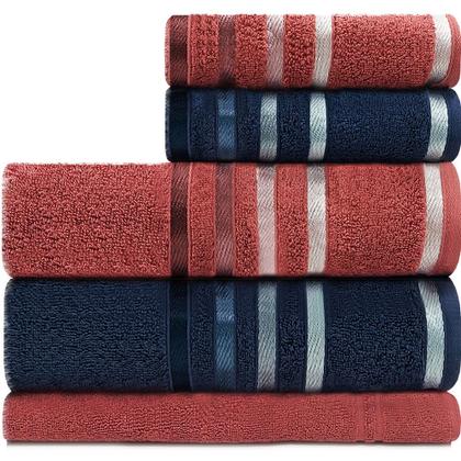 Imagem de Jogo de toalhas Banhão Gigante Karsten Lumina 5 Peças - Fio Penteado - Emcompre