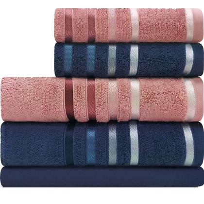 Imagem de Jogo de toalhas Banhão Gigante Karsten Lumina 5 Peças - Fio Penteado - Emcompre